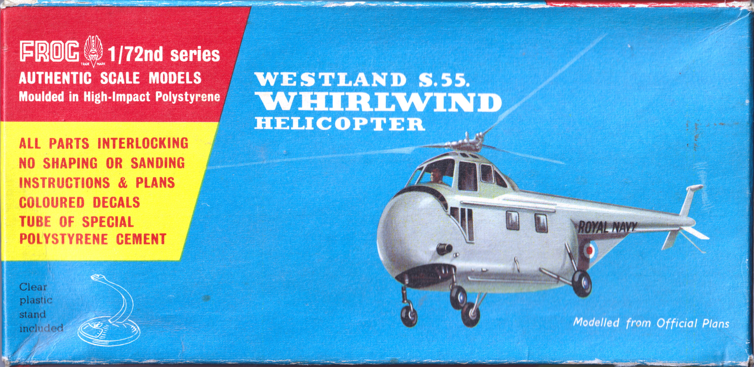 FROG 322P Westland S55 Whirlwind, IMA, 1956 box